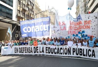 Paro universitario y asoma una nueva marcha federal en el horizonte